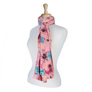 Taj Hotel Home Decor Kantha Cotton Scarve | 1-Piece | Multicolor | 18"x72"